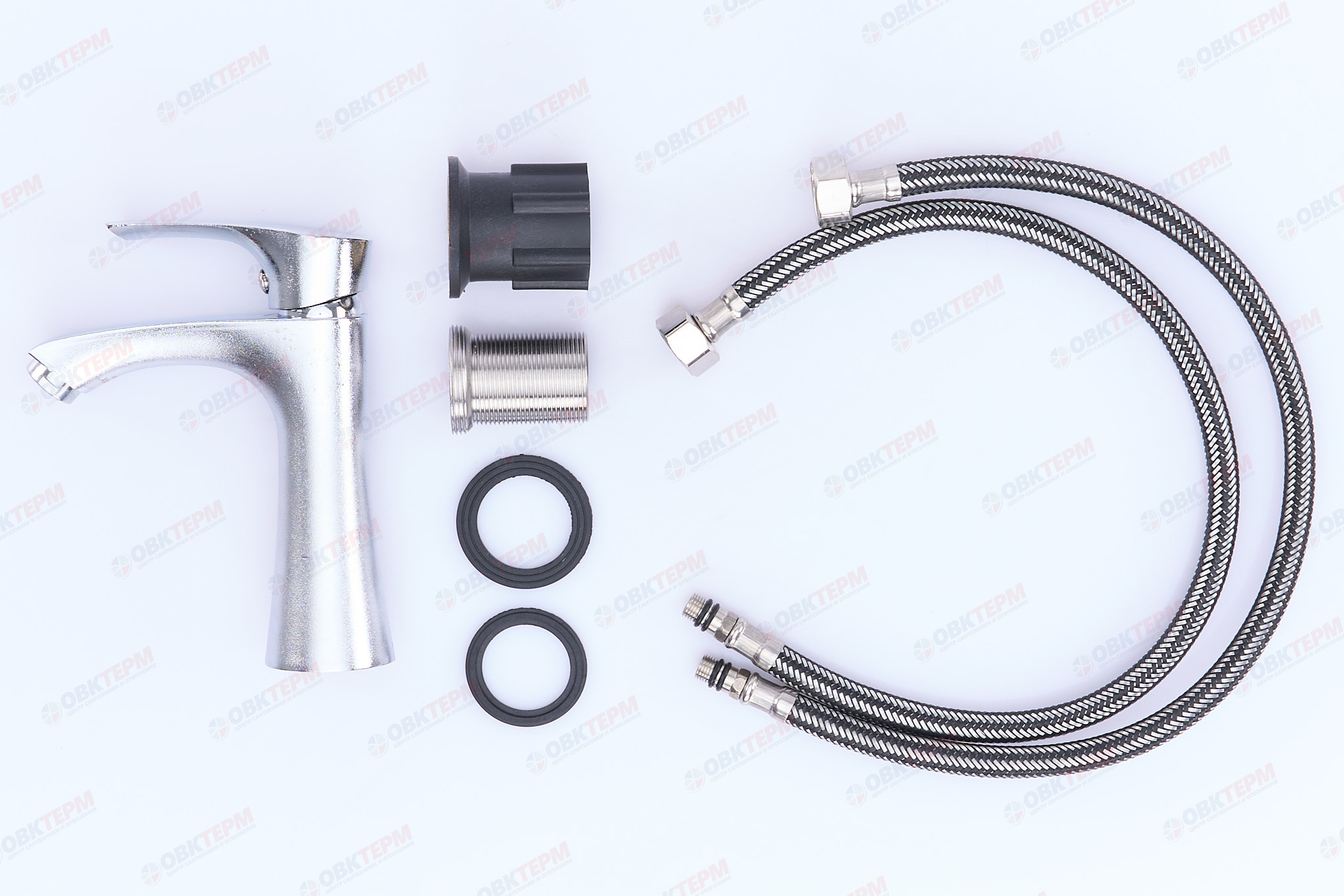 Смеситель д/умывальника ZERIX FAB-1 /картридж 25мм  (10 шт/ящ) - миниатюра №6