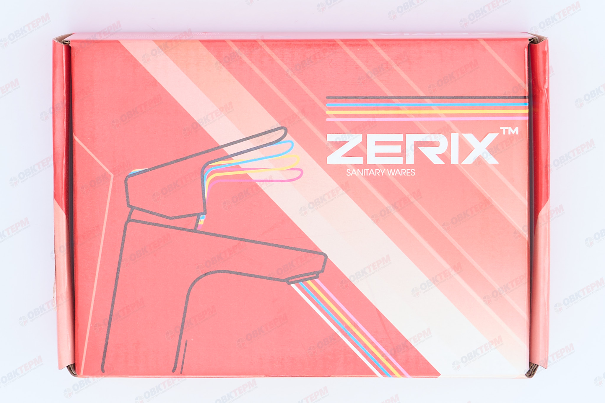 Смеситель д/умывальника ZERIX FAB-1 /картридж 25мм  (10 шт/ящ) - миниатюра №8