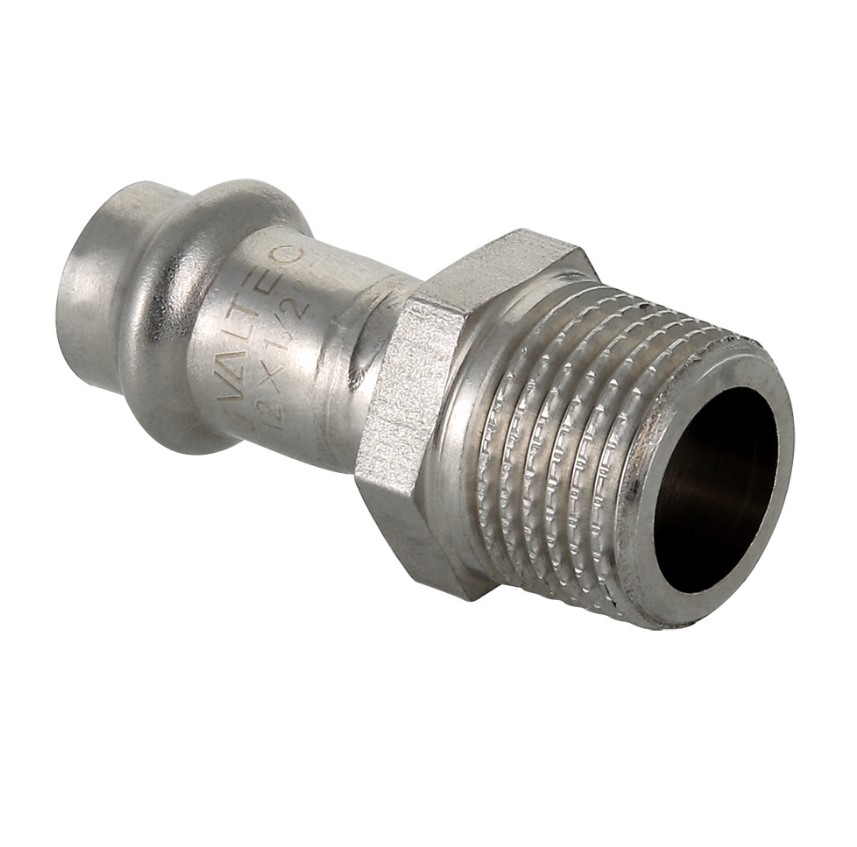 Соединитель VALTEC нержавеющая сталь с нар.р. 22х3/4" - Изображение №1