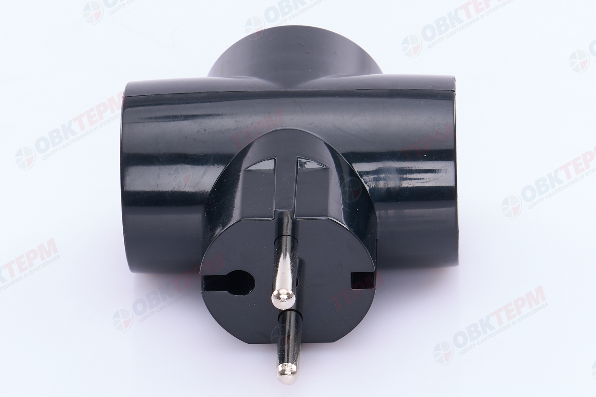 Разветвитель сетевой 3-местный б/з, ADP10-15-20, черный - миниатюра №6