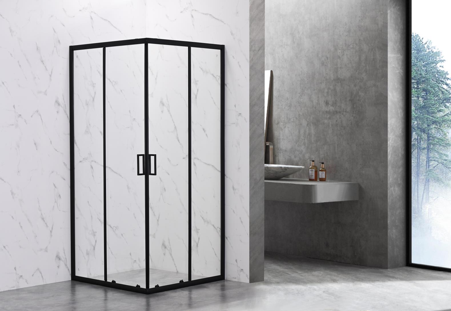 Душевое ограждение ODA-В8037 (90*90) без поддона, стекло 6 мм (1 место) - Изображение №1