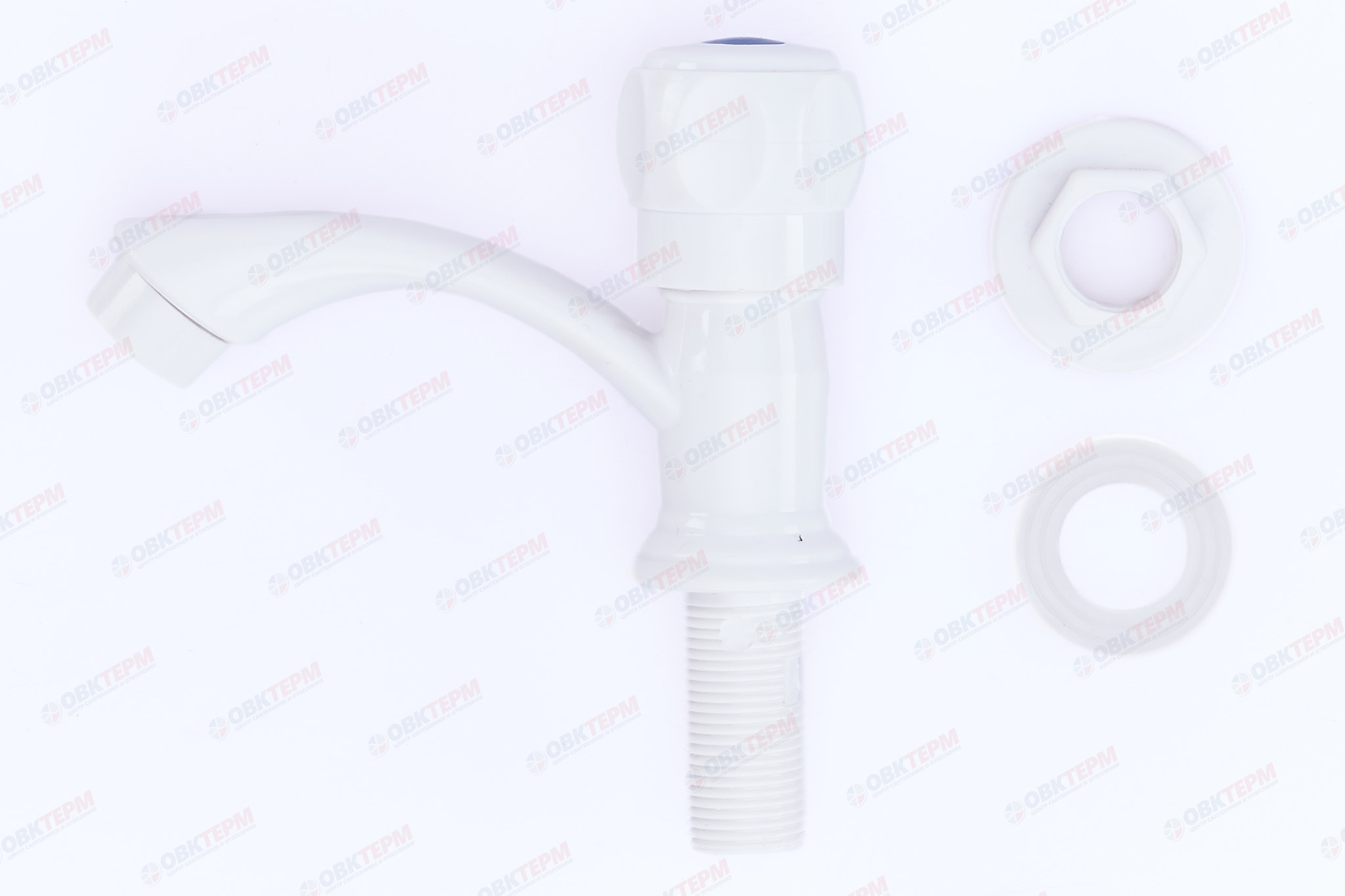 Смеситель моно для холодной воды PLAMIX MONO-001-B White (40 шт/ящ) - миниатюра №7