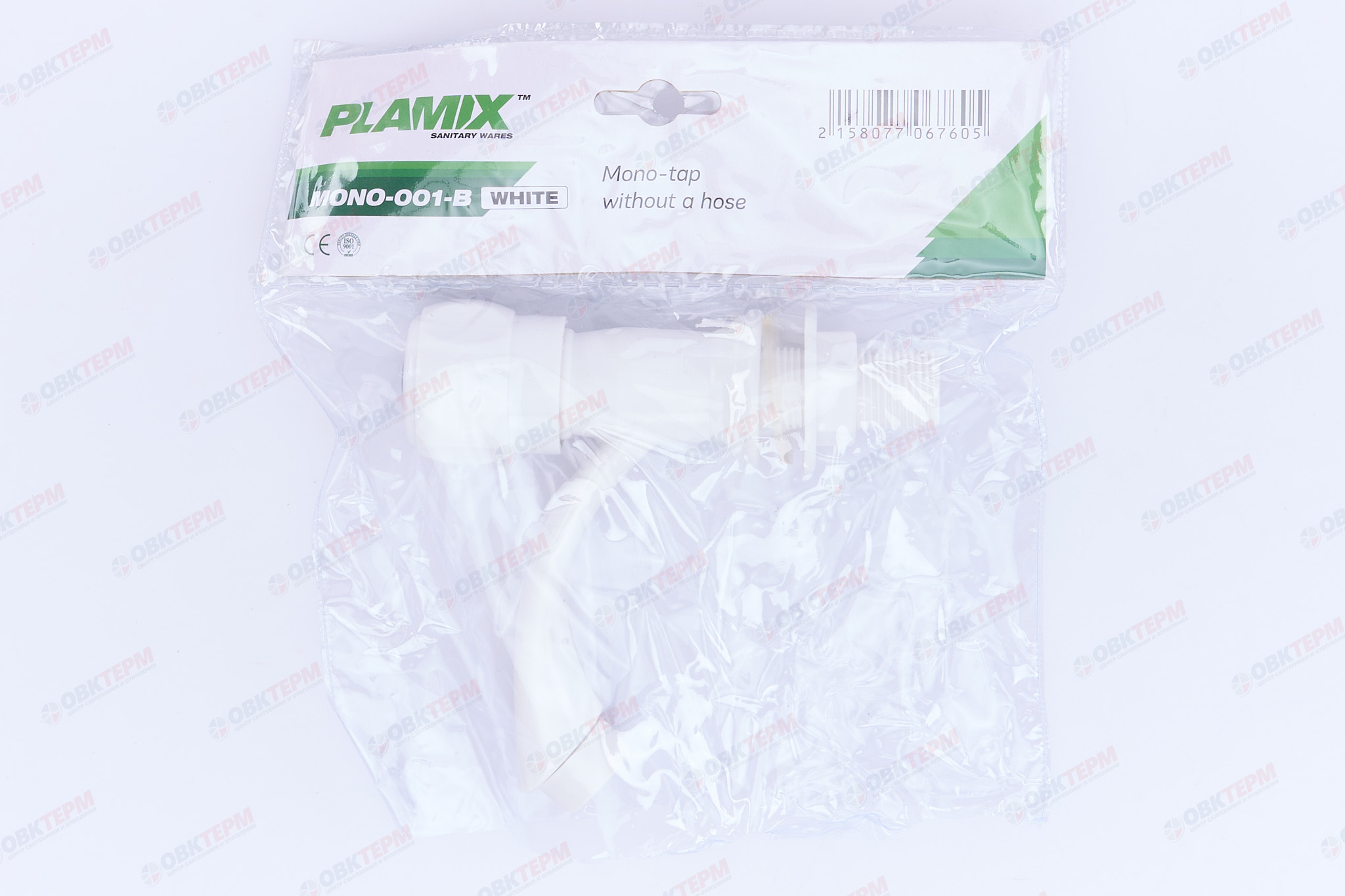 Смеситель моно для холодной воды PLAMIX MONO-001-B White (40 шт/ящ) - миниатюра №9