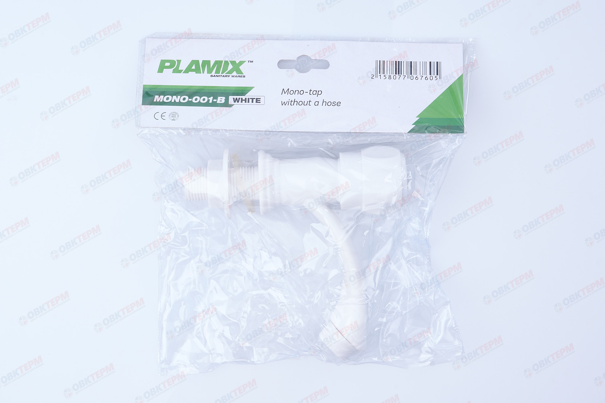 Смеситель моно для холодной воды PLAMIX MONO-001-B White (40 шт/ящ) - Изображение №5