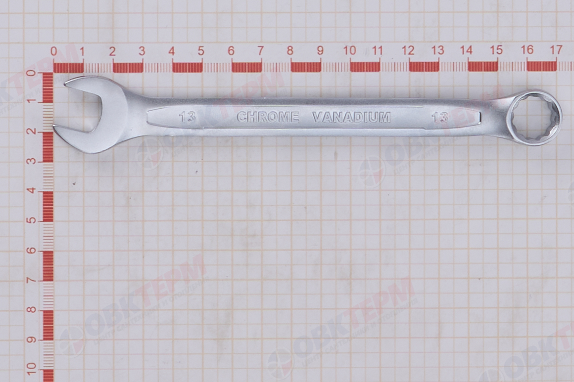 Ключ комбинированный 13 мм INGCO HCSPA131 INDUSTRIAL - Изображение №5