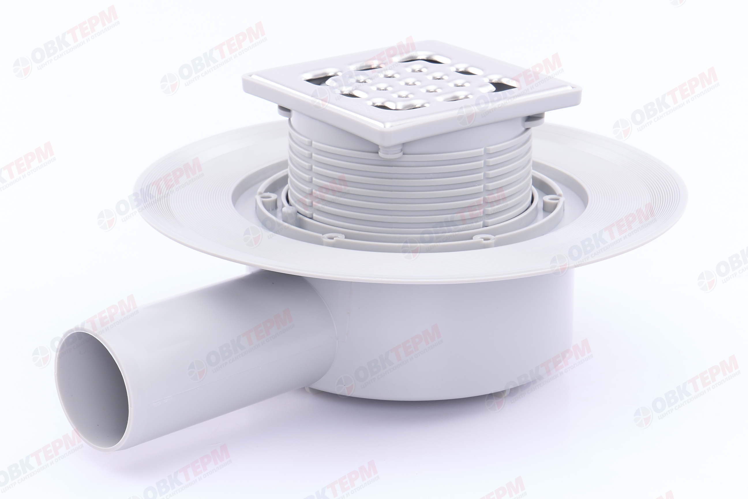 Трап 50 горизонтальный  10*10 с сухим затвором  ZEISSLER (1/4 шт/уп) - Изображение №2