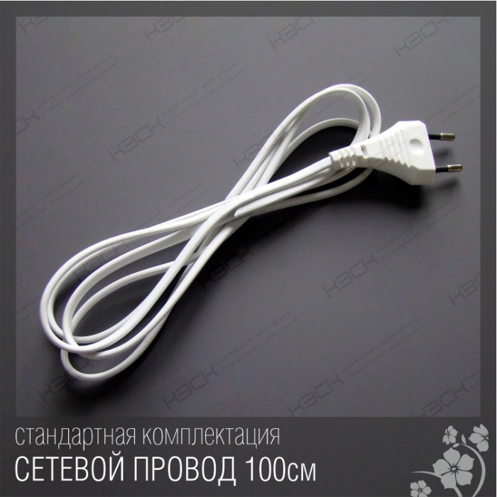 Зеркало  500х800 овальное LED подсветкой 6500К 9,6 Вт/м с сенсор.выкл.и часы в черн алюм проф КЗСК - Изображение №5