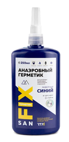 Герметик анаэробный  250,синий, SANFIX - Изображение №1