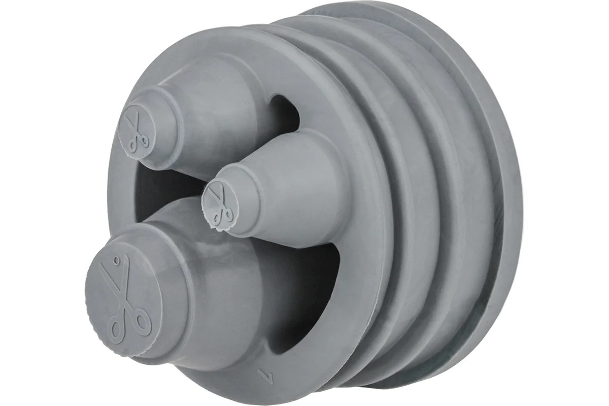 Манжета дренажная серая ТЭП 50 х 5-18 MPF (1шт) - Изображение №3