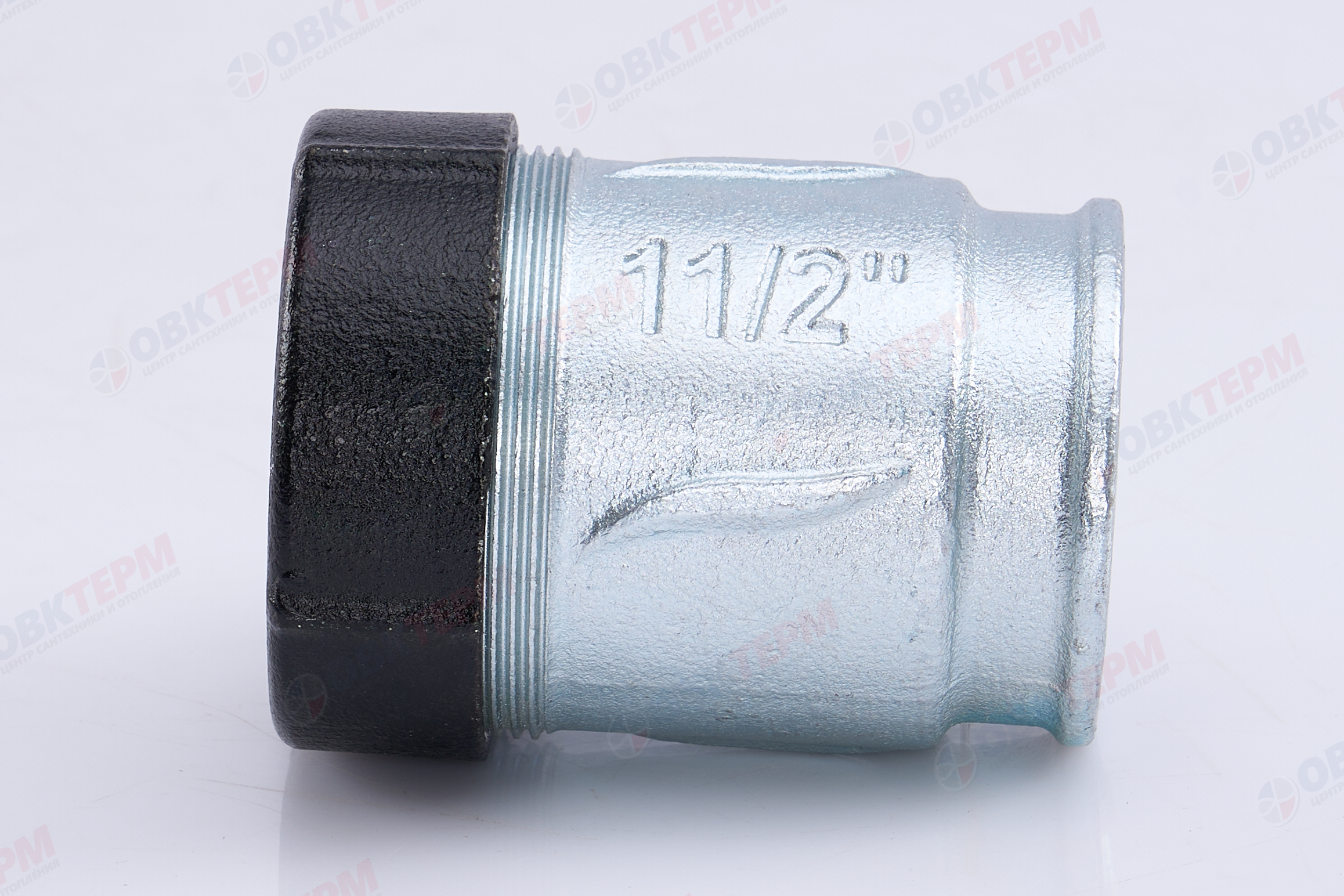 Обжимной соединитель из ковкого чугуна 1 1/2" В    TIM    (8/8шт) - Изображение №4