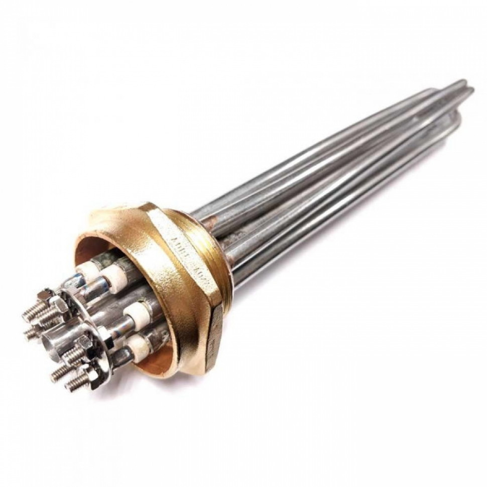 БЛОК-ТЭН RDT KFL 6 кВт, нерж, G1 1/2"  L320мм D48 мм (для котлов АТЕМ) - миниатюра №2