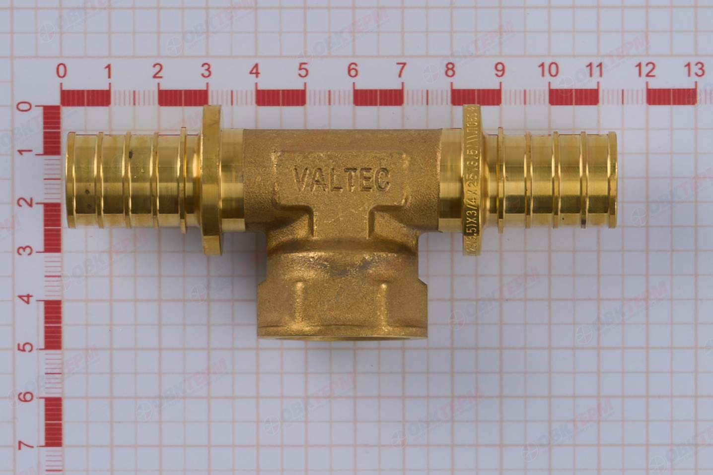 Тройник надвижной с переходом на вн.р. 25(3,5) х 3/4"В х 25(3,5)    VALTEC  (35/5) - Изображение №5