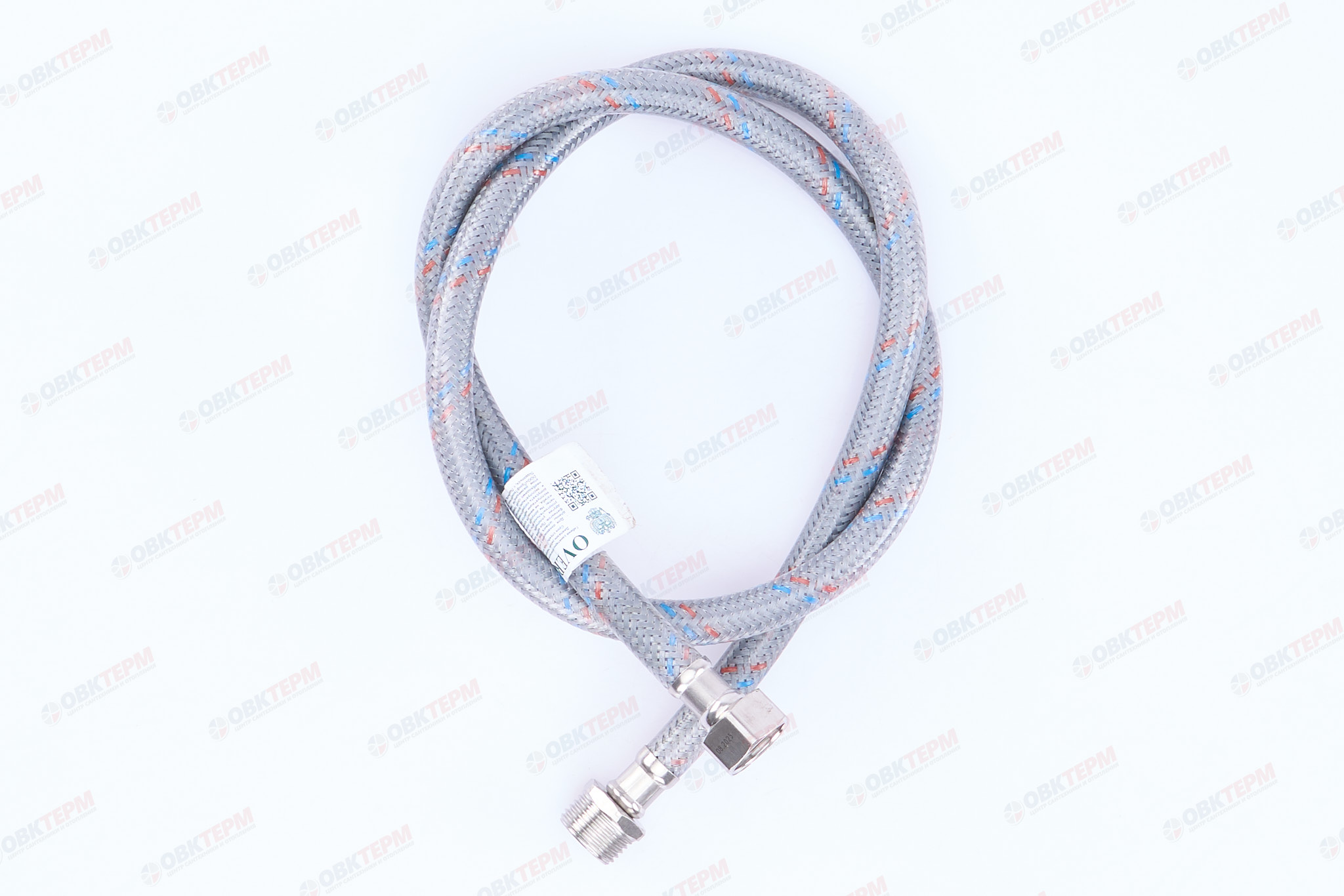 Шланг    1/2"х1/2" ВН, в силикон.обмотке   100 см  "OVERCON"   (100шт/ящ) - Изображение №3