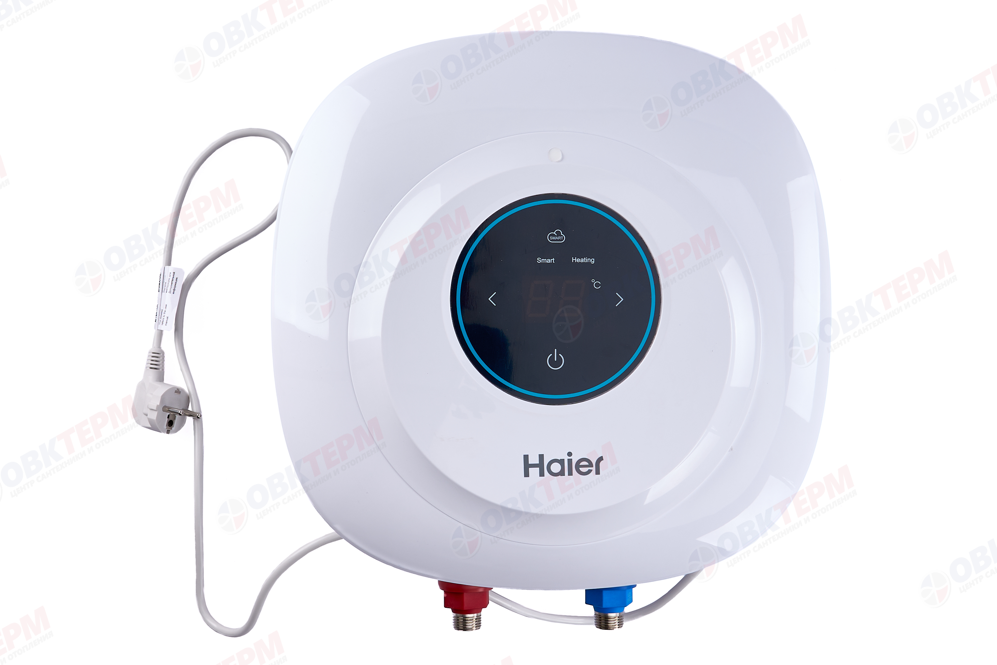 Бойлер  Haier ES          10V -EQ1   (надмоечный,серый,тэн 2 кВт, в340,ш340,г290) - Изображение №2