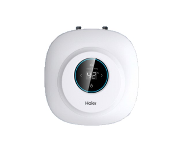 Бойлер  Haier ES          10V -EQ1   (надмоечный,серый,тэн 2 кВт, в340,ш340,г290) - Изображение №1