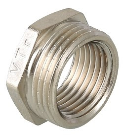 Футорка   2"н  -  1 1/4"в         никель   (Valtec) - Изображение №2