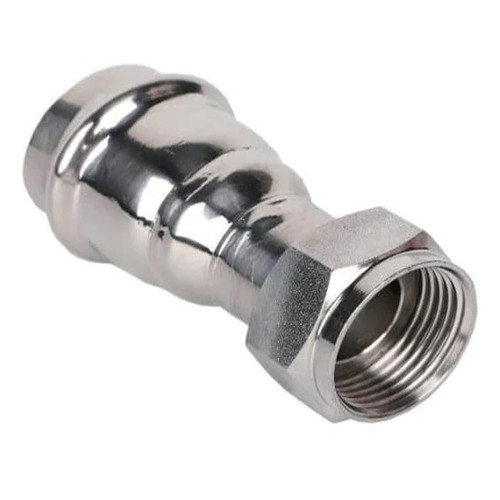 Муфта пресс из нерж.ст. с накидн. гайкой 15 х 1/2"В   TIM  (200/5) - Изображение №2
