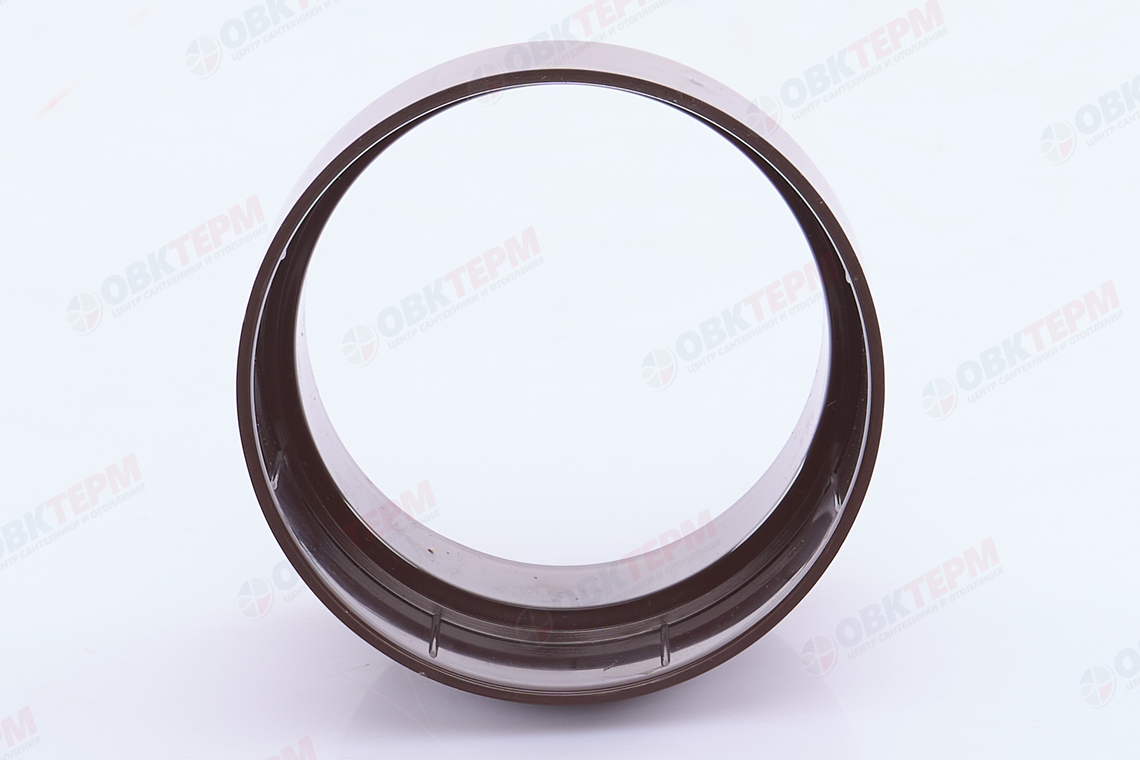 Муфта трубы соединительная ПВХ Grand Line шоколадная (RAL 8017) (уп. 48шт) - Изображение №4