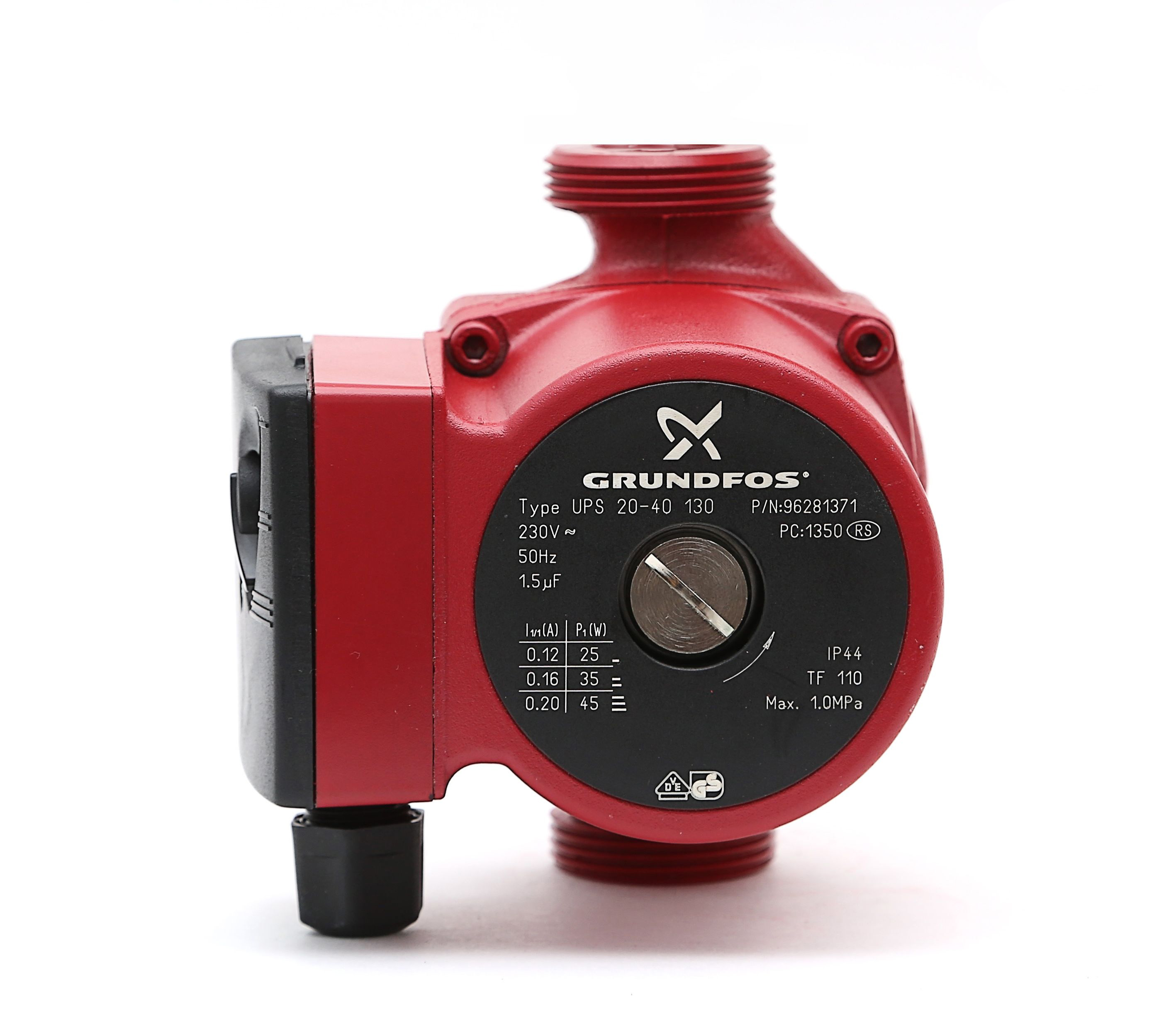 Насос циркуляционный  UPS  25/4-130    GRUNDFOS (оригинал) без гаек - Изображение №2