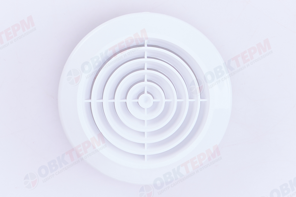 Решетка вентиляционная круглая ПКС d145, с фланцем d100 (70шт/уп) Эвент - Изображение №4