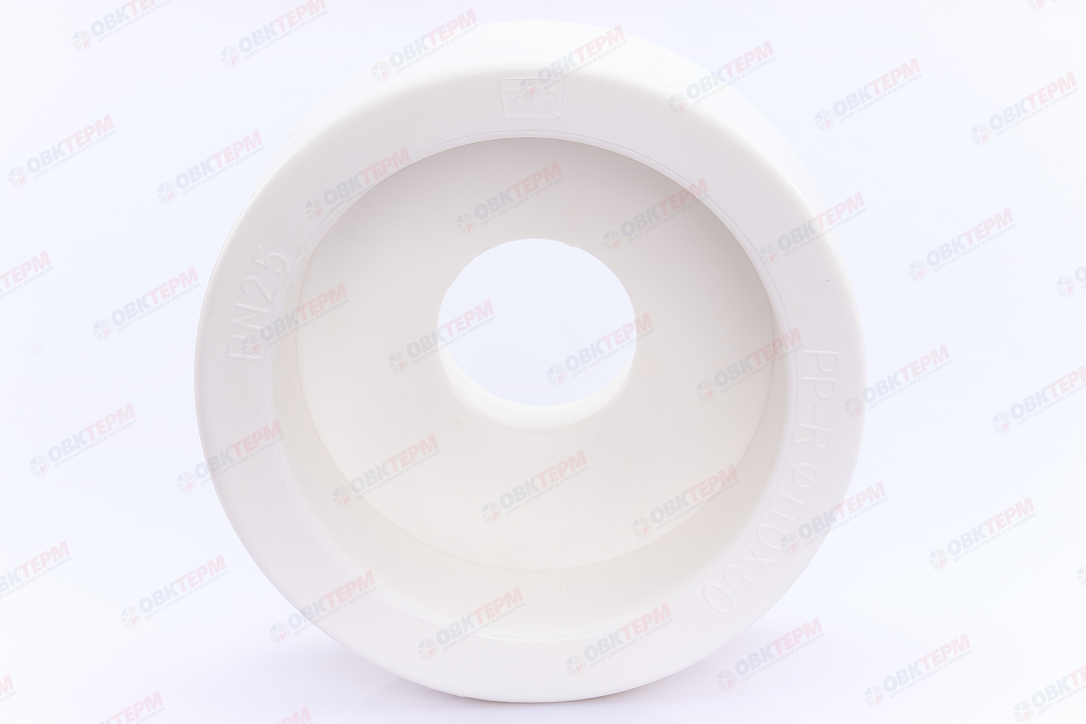 Муфта переход.  ВВ 110*50   БЕЛАЯ PP-R   (RTP)    (20/1) - миниатюра №4