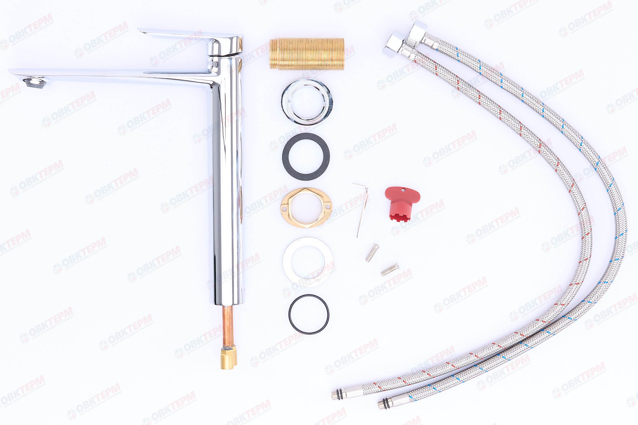 Смеситель д/умывальника KOER KB-11028-01 (Цвет хром) (8шт/ящ) - Изображение №3