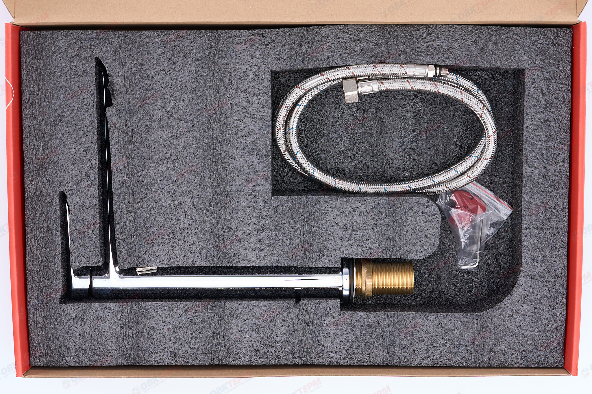 Смеситель д/умывальника KOER KB-11028-01 (Цвет хром) (8шт/ящ) - Изображение №5