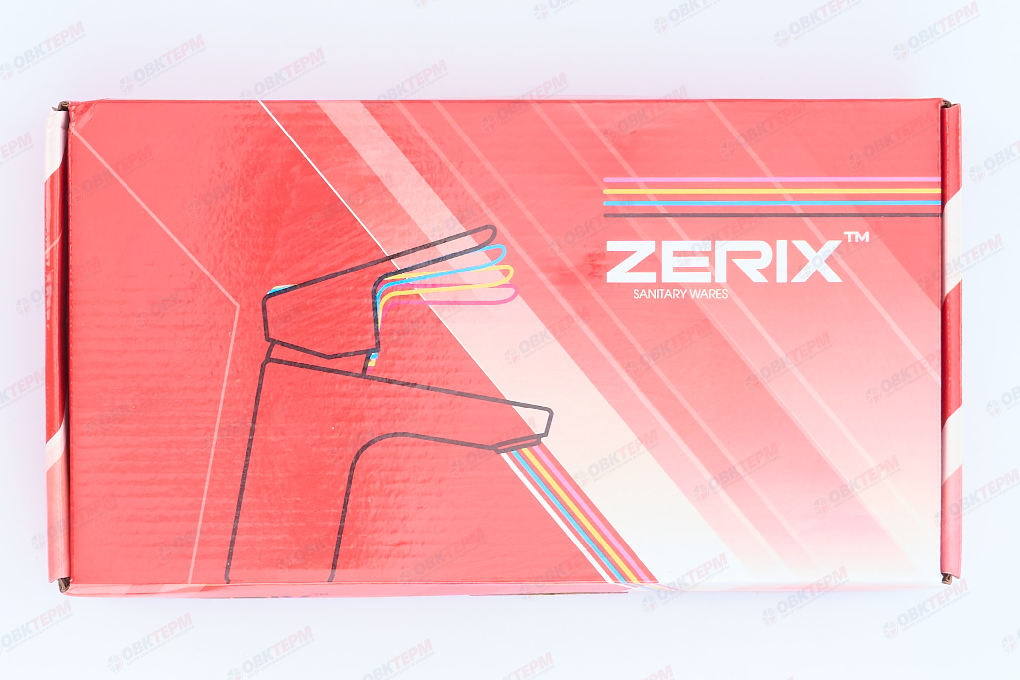 Смеситель д/кухни буксовый ZERIX ROM-011 REFLECTOR LR84310H белый (10 шт/ящ) - миниатюра №6