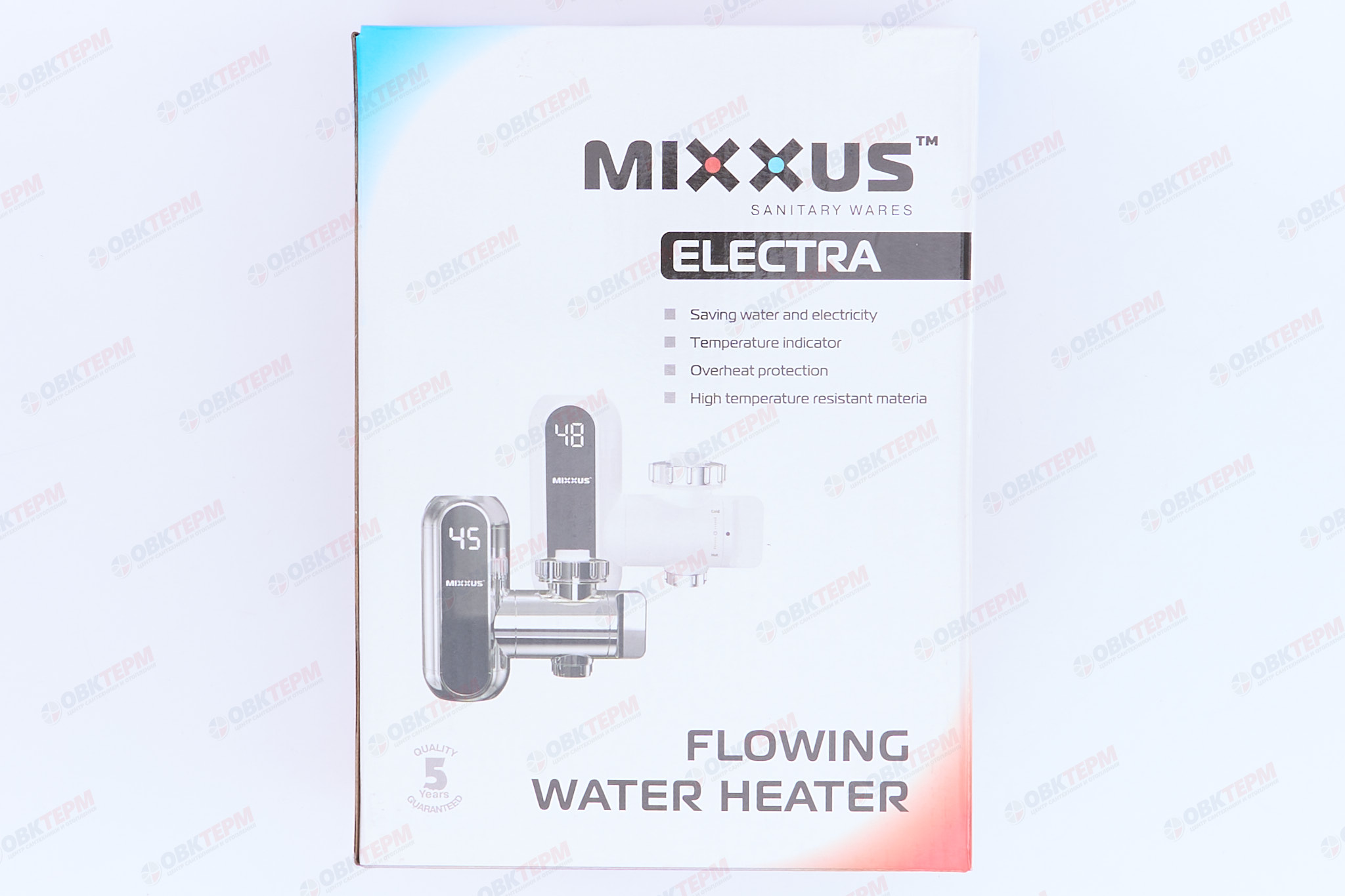 Водонагреватель на излив MIXXUS Electra 770-E /инд. темп. /крепл.на излив /3 kW - Изображение №4