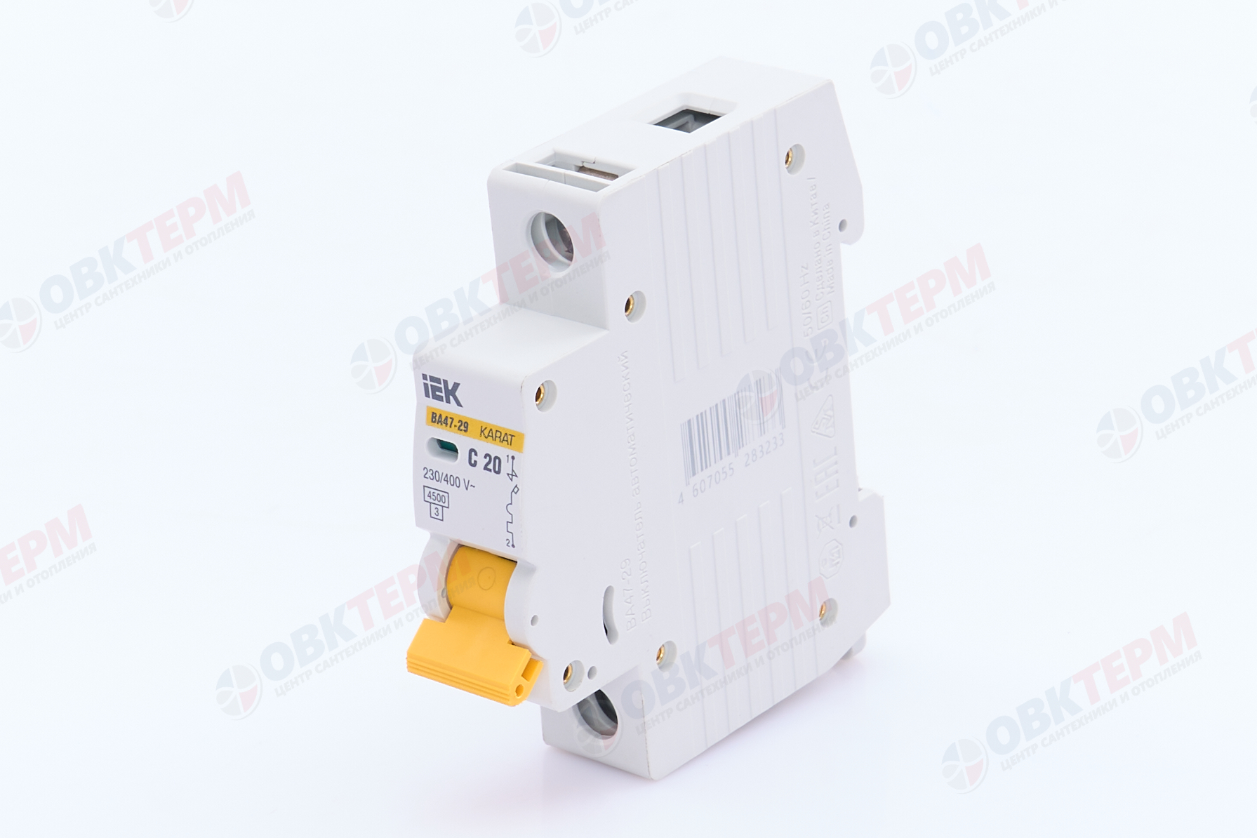 Выключатель автоматический модульный 1п C 20А 4.5кА ВА47-29 KARAT IEK - Изображение №2