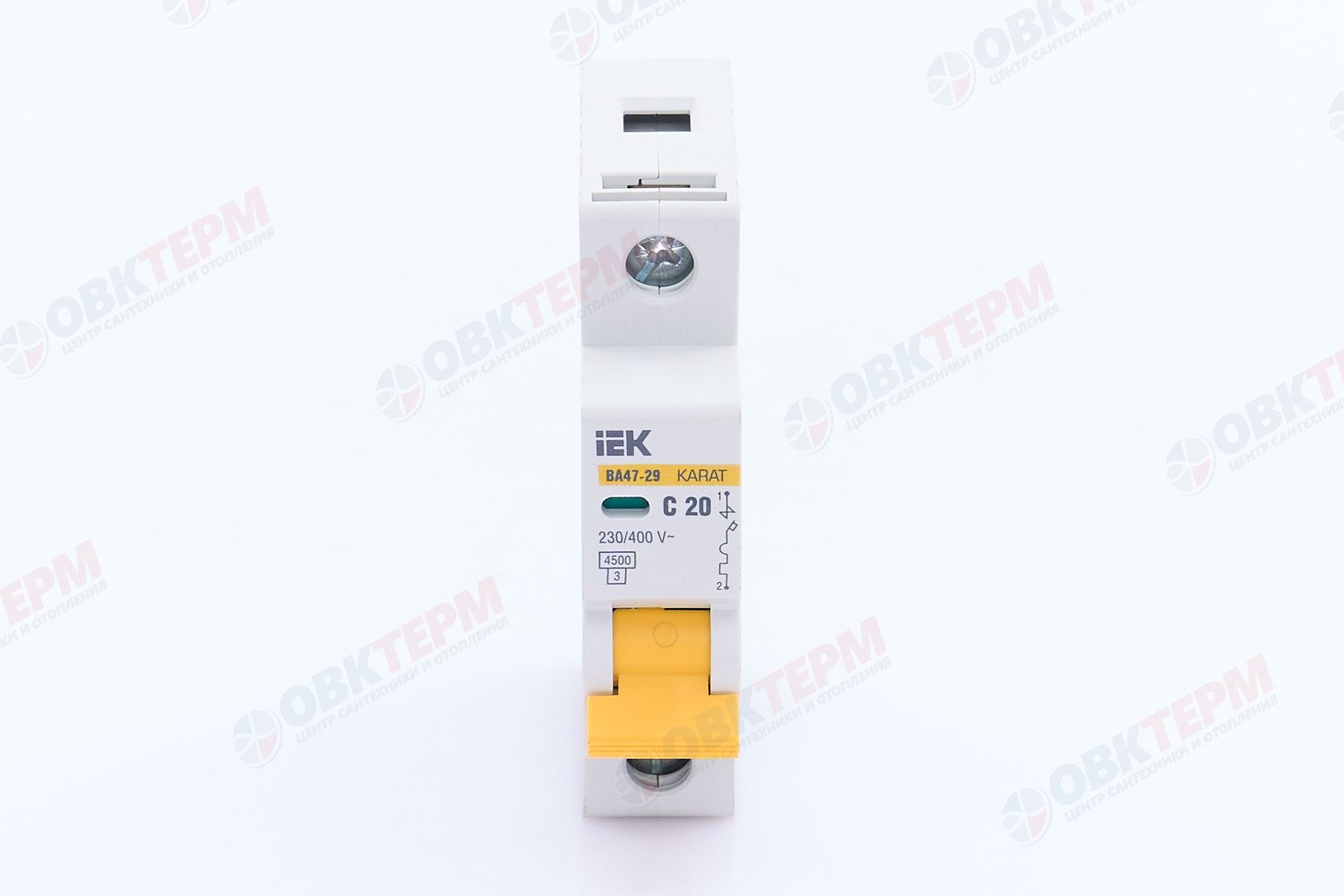 Выключатель автоматический модульный 1п C 20А 4.5кА ВА47-29 KARAT IEK - миниатюра №7