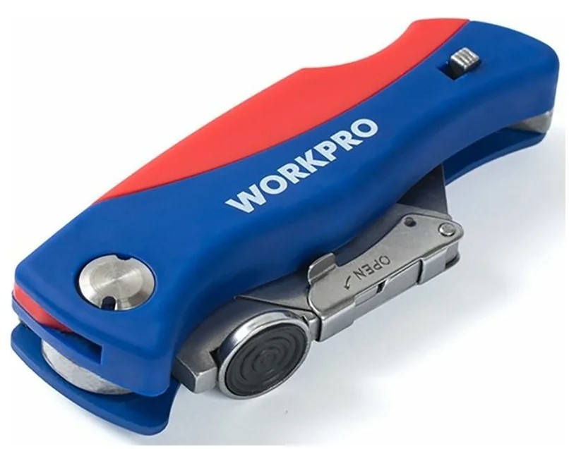 Нож складной + 6 лезвий  WORKPRO, Китай - Изображение №3