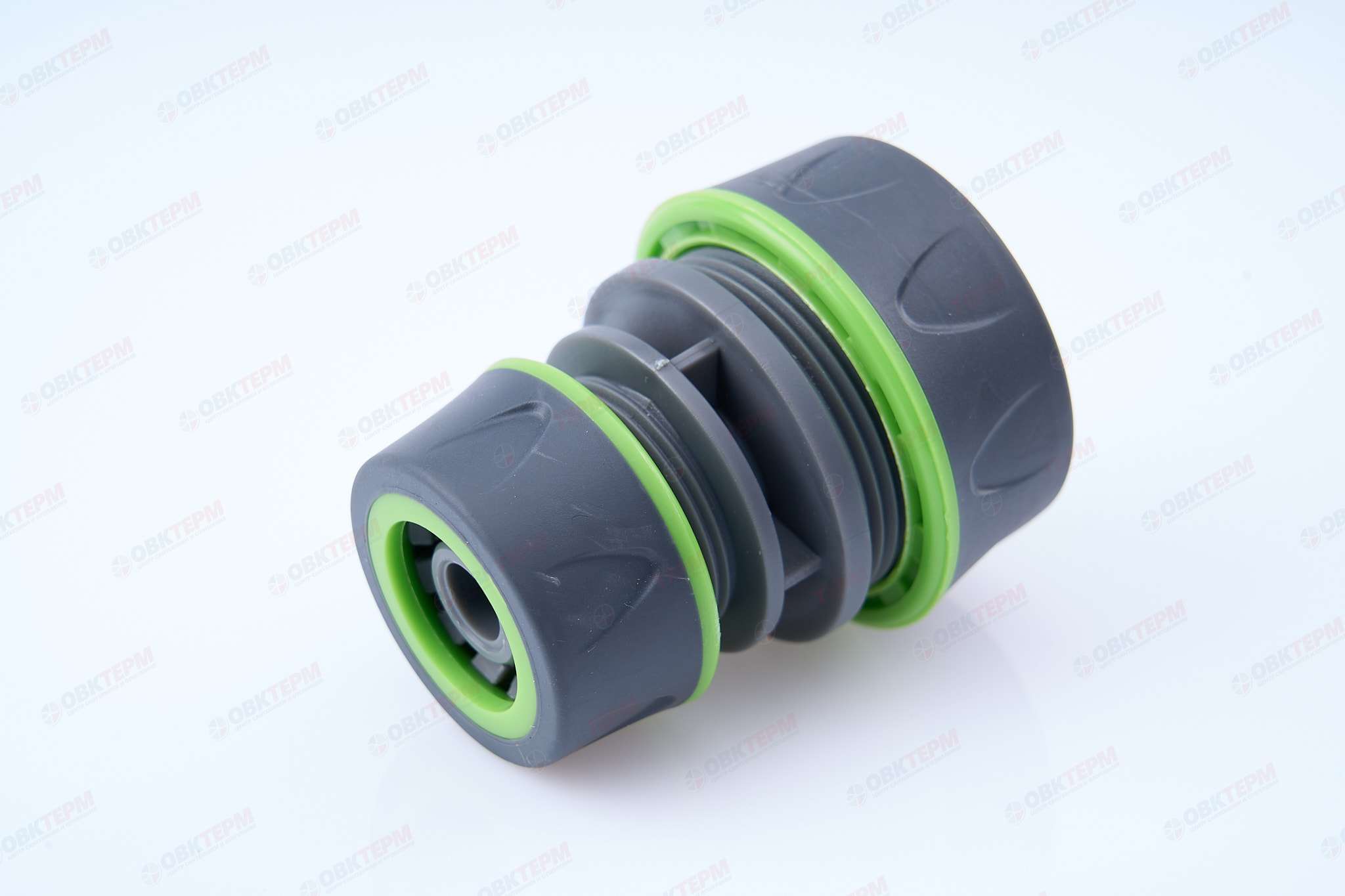 Муфта для шланга ремонтная, 1/2"x3/4" (ABS+TPR, блистер) (240/24 шт)  PLAMIX PRO PL-4515 - Изображение №1