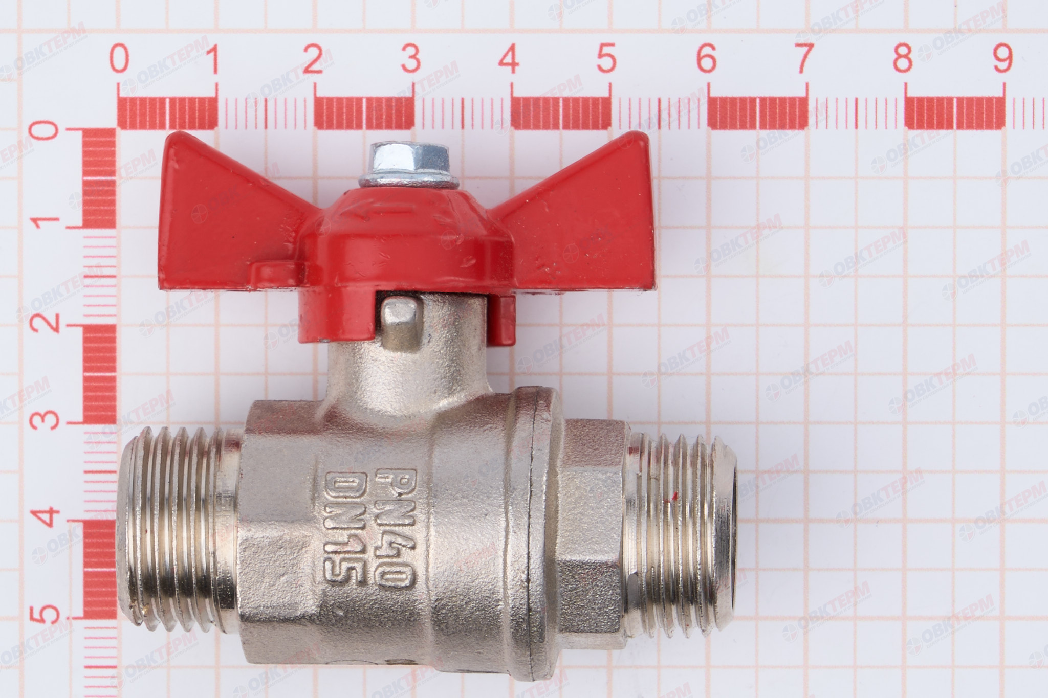 Кран шаровый        VALFEX      1/2" НН      бабочка        (24/96) - Изображение №5