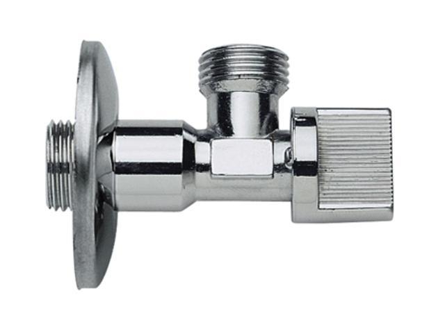 Кран для подкл. с/т приборов      FRAP    1/2" - 3/8" - Изображение №1