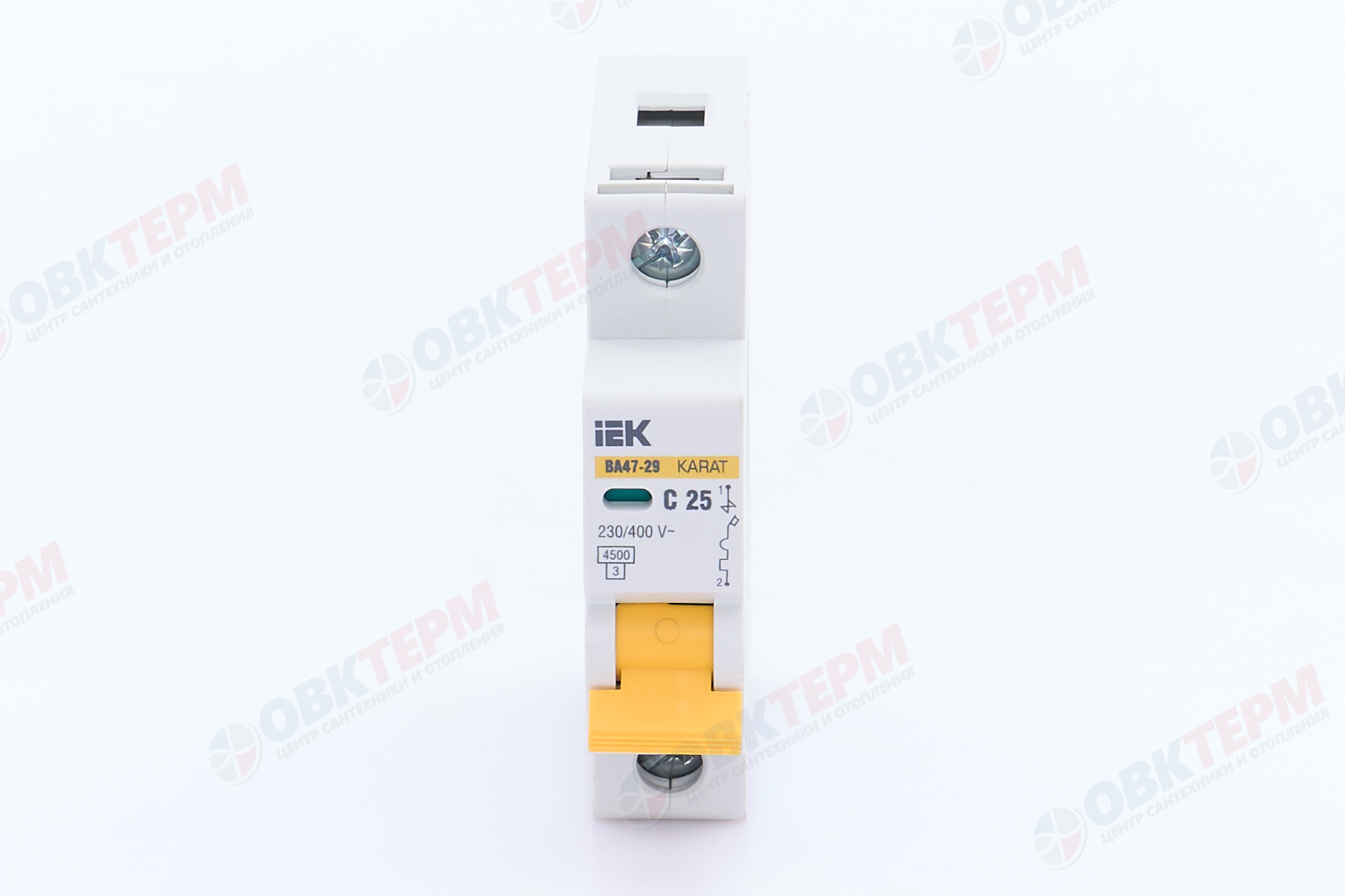 Выключатель автоматический модульный 1п C 25А 4.5кА ВА47-29 KARAT IEK MVA20-1-025-C - миниатюра №8