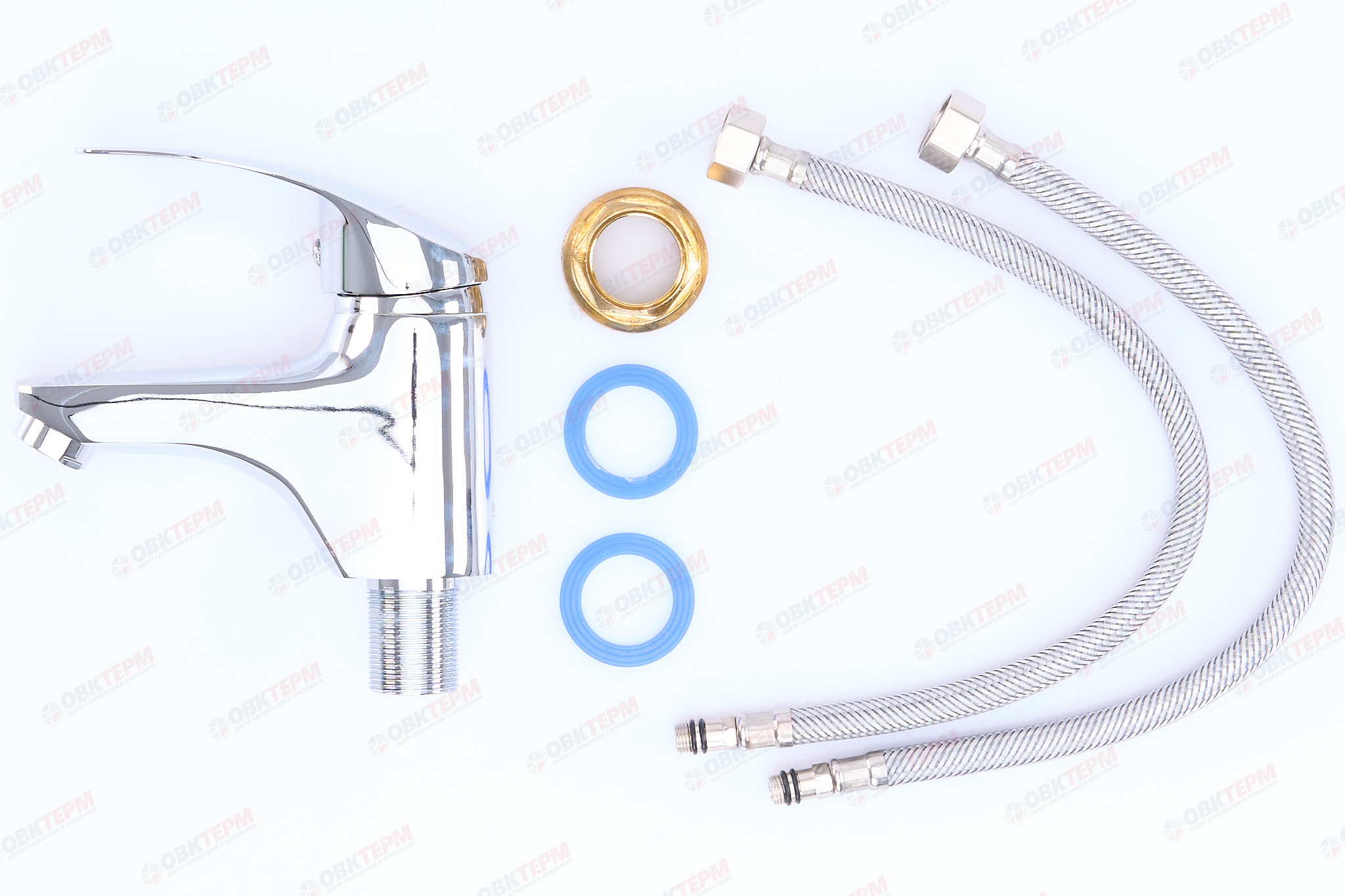 Смеситель д/умывальника ARMATA MARS 001 ГАЙКА  (Ø40, гайка)    (10 шт/ящ) - Изображение №3