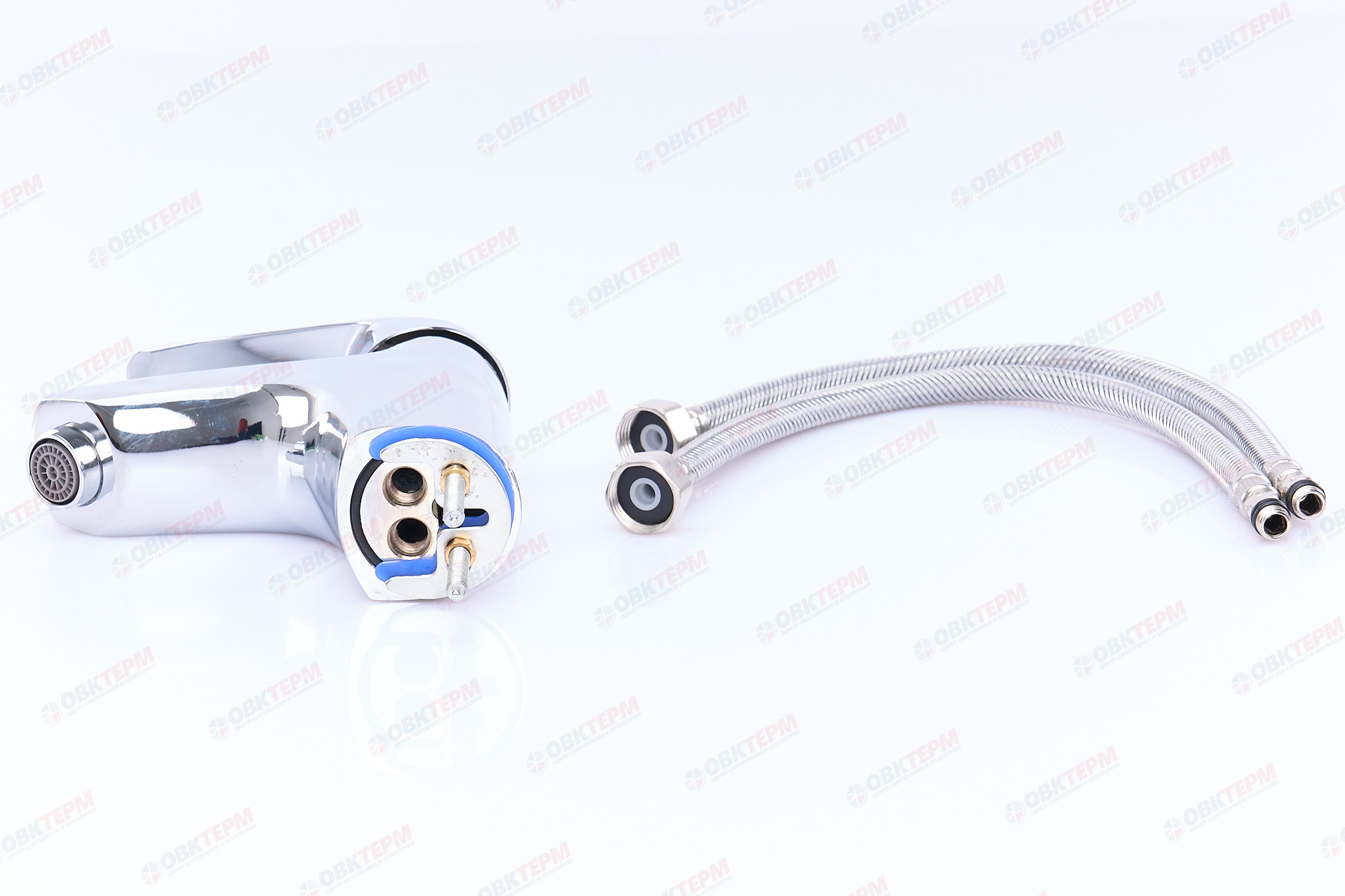 Смеситель д/умывальника ARMATA MARS 001 ГАЙКА  (Ø40, гайка)    (10 шт/ящ) - Изображение №5