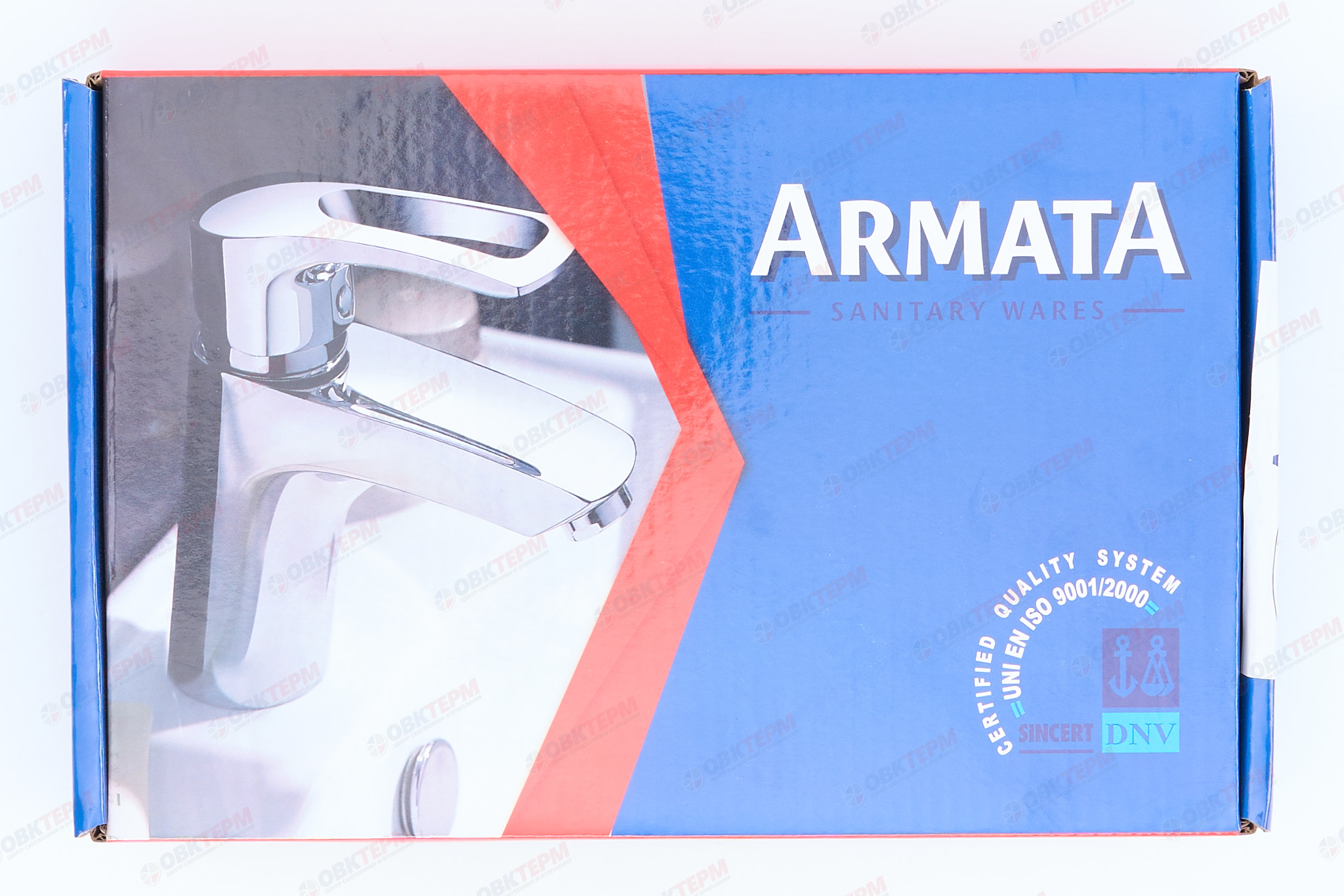 Смеситель д/умывальника ARMATA MARS 001 ГАЙКА  (Ø40, гайка)    (10 шт/ящ) - миниатюра №7