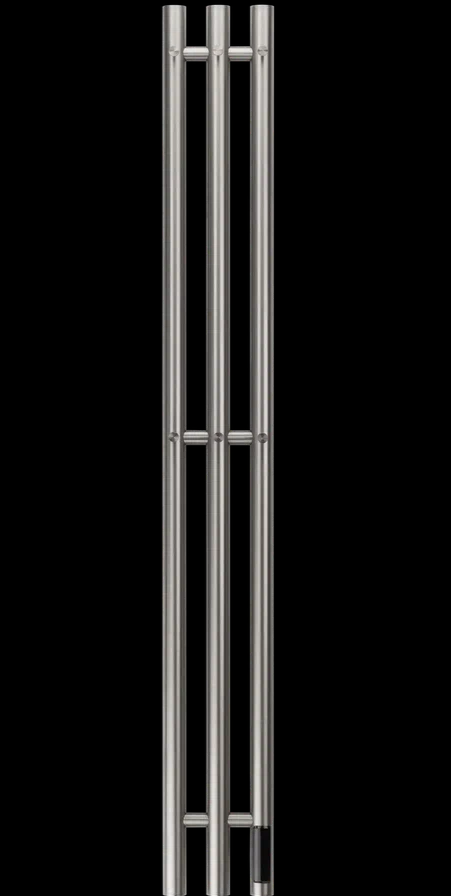 Полотенцесушитель электрический Domamir Papa 1200x120 NI (никель) - Изображение №1