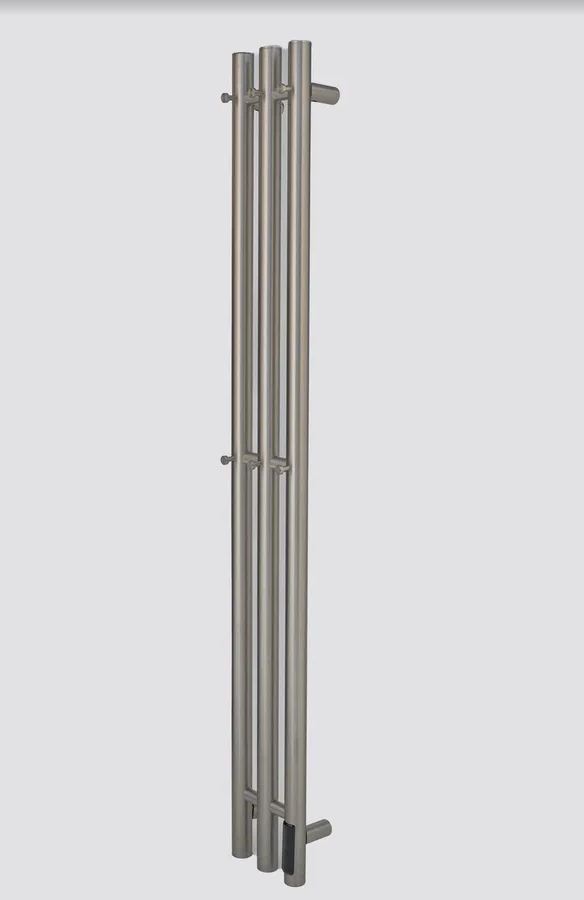 Полотенцесушитель электрический Domamir Papa 1200x120 NI (никель) - Изображение №4