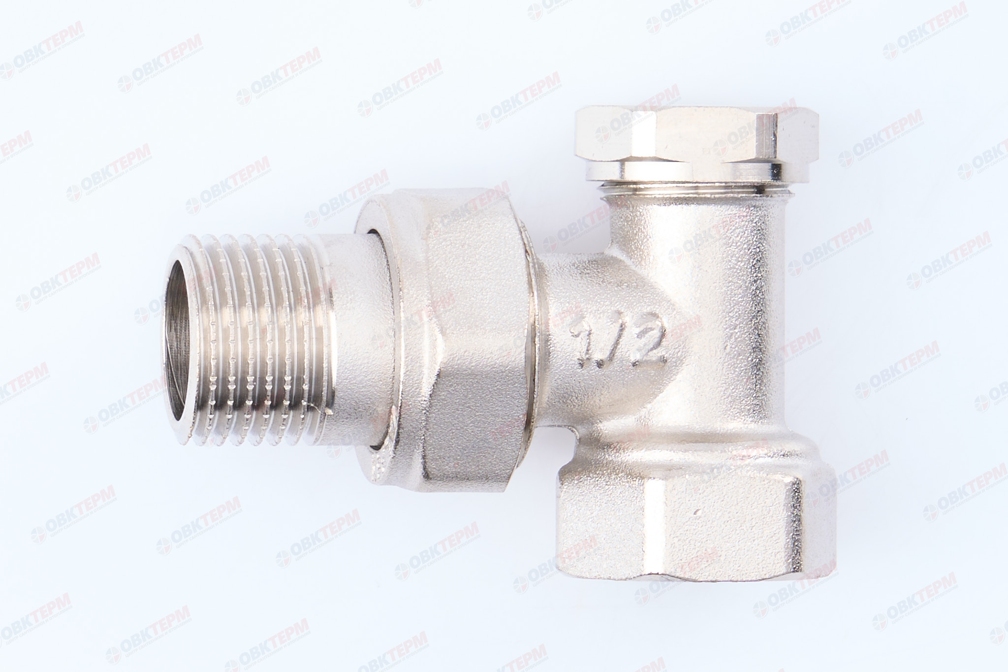 Кран рад.      нижний угловой 1/2" VALFEX (120/15) - Изображение №1