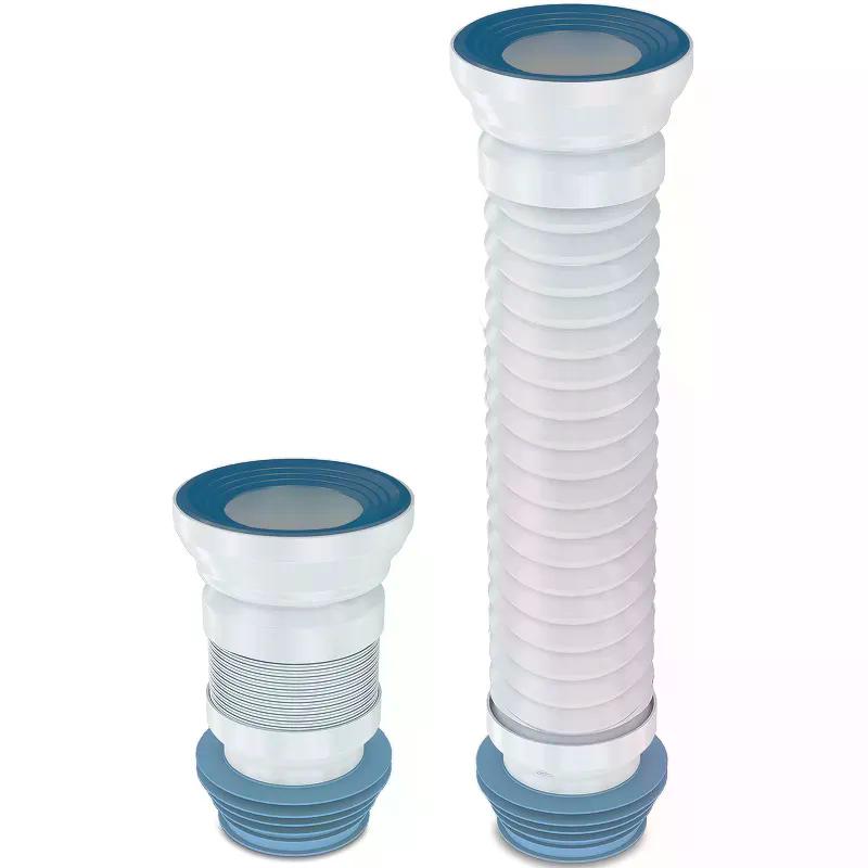 NOVA гибкая армированная гофра труба для унитаза 7011 600мм (1шт/20упак) - Изображение №3