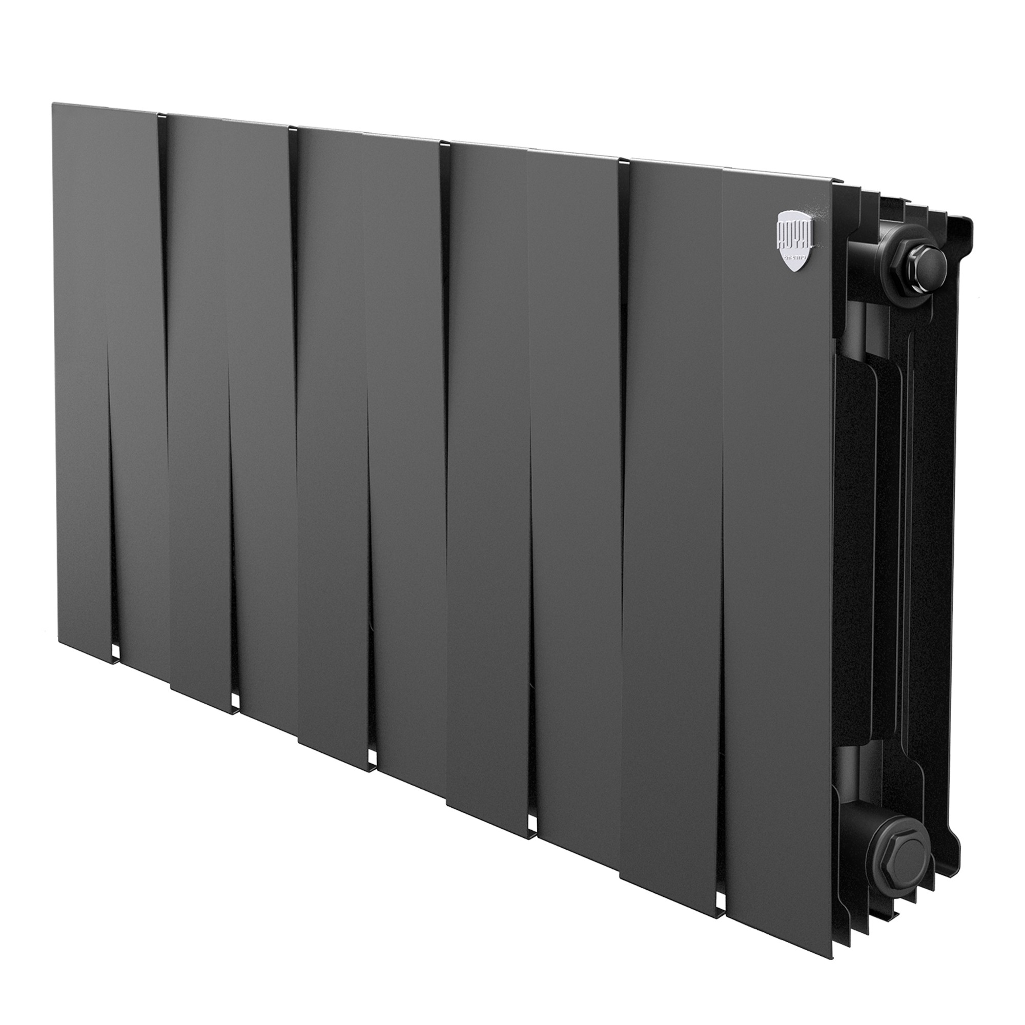 Биметалл радиатор    Royal Thermo PianoForte 200  Noir Sable 16 секц. - изображение №1