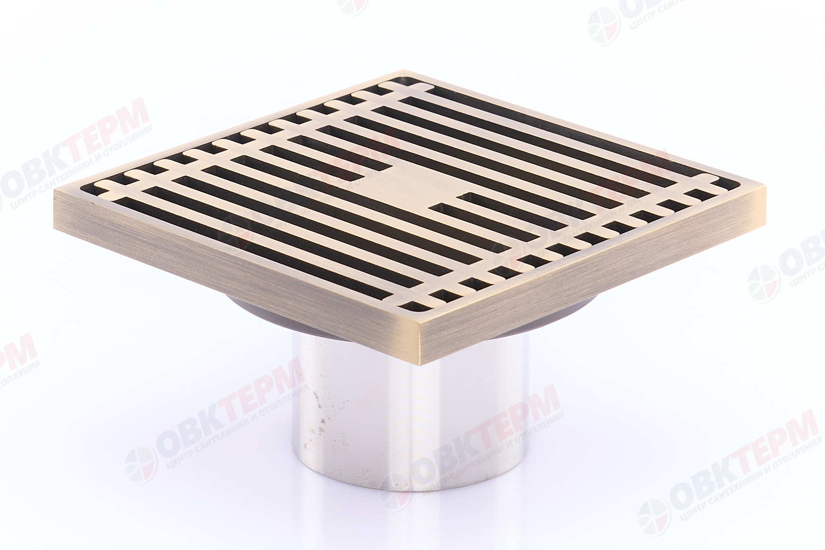 Душ  трап верт. бронза  "G81004-4" 10*10 GAPPO - Изображение №2