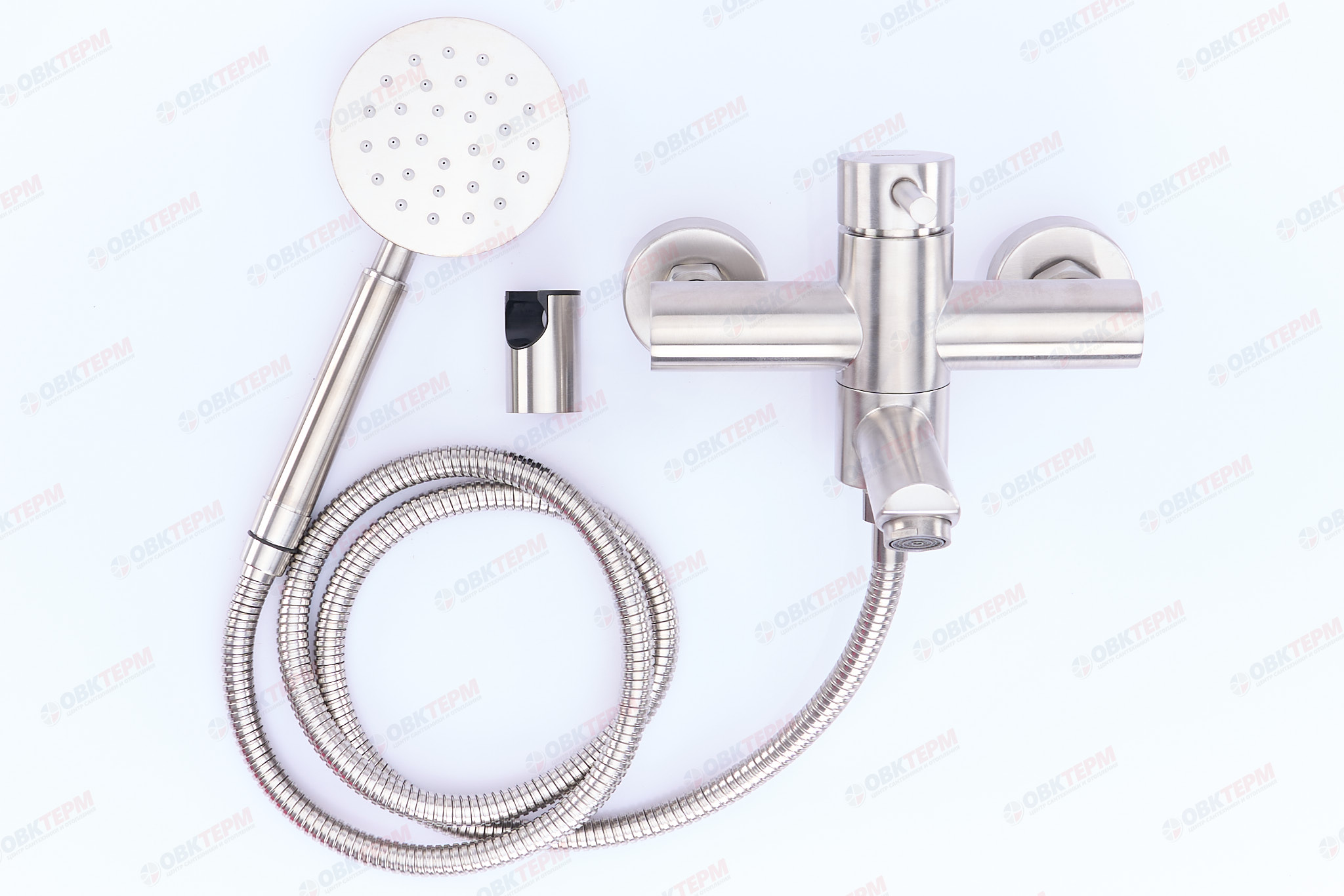 Смеситель д/ванны короткий нерж/сталь ZERIX SUS-009 (EURO)  12 шт/ящ - изображение №1