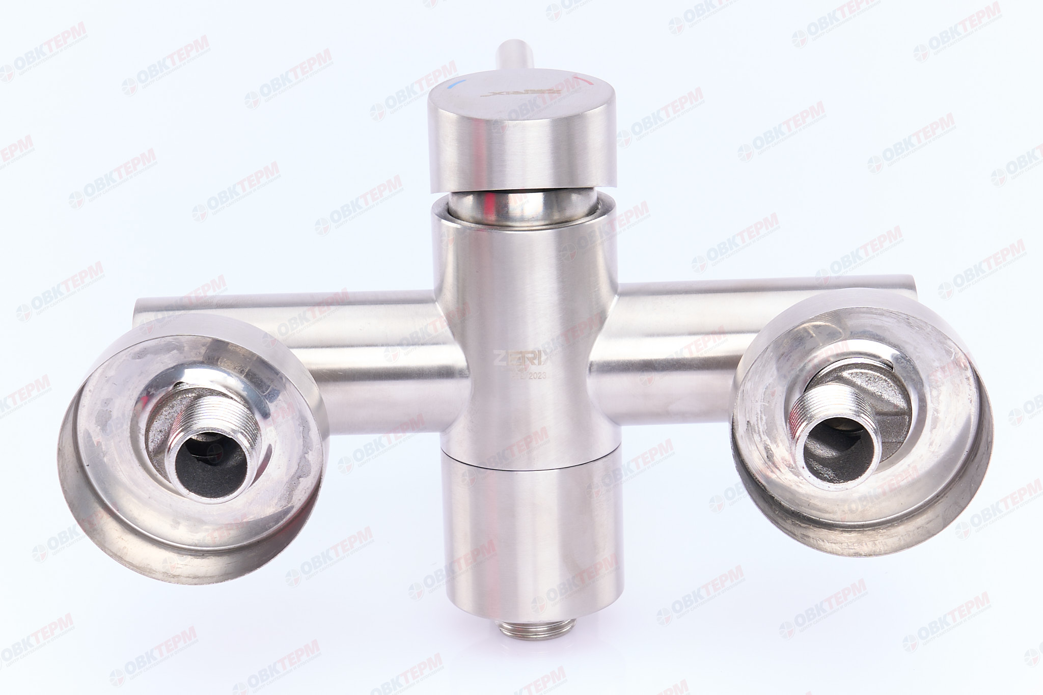 Смеситель д/ванны короткий нерж/сталь ZERIX SUS-009 (EURO)  12 шт/ящ - миниатюра №3