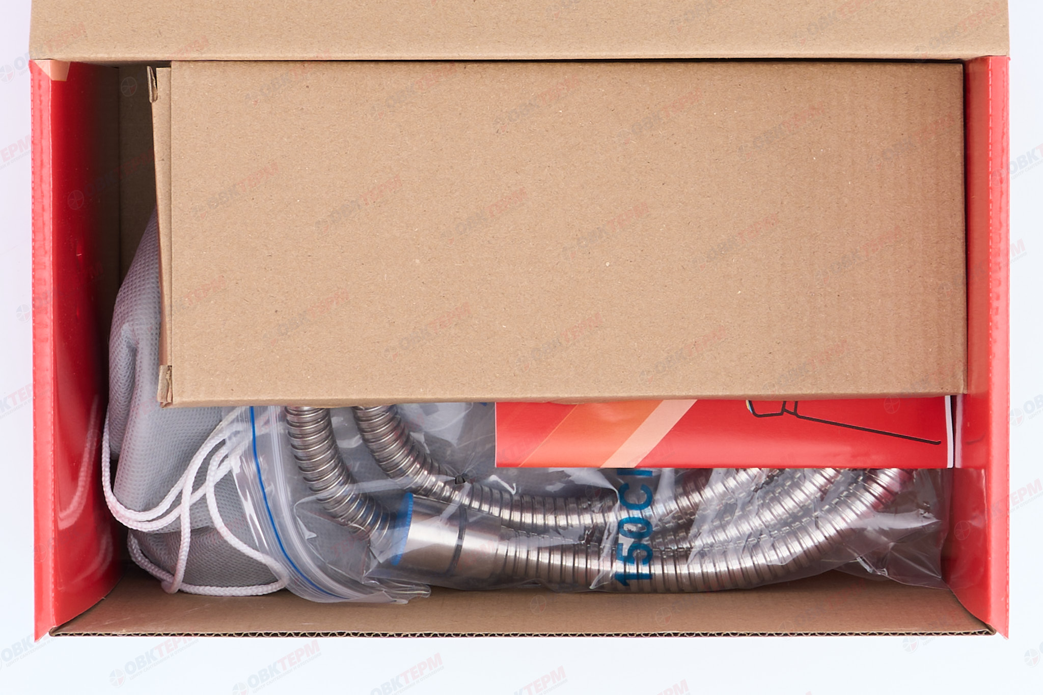 Смеситель д/ванны короткий нерж/сталь ZERIX SUS-009 (EURO)  12 шт/ящ - миниатюра №4