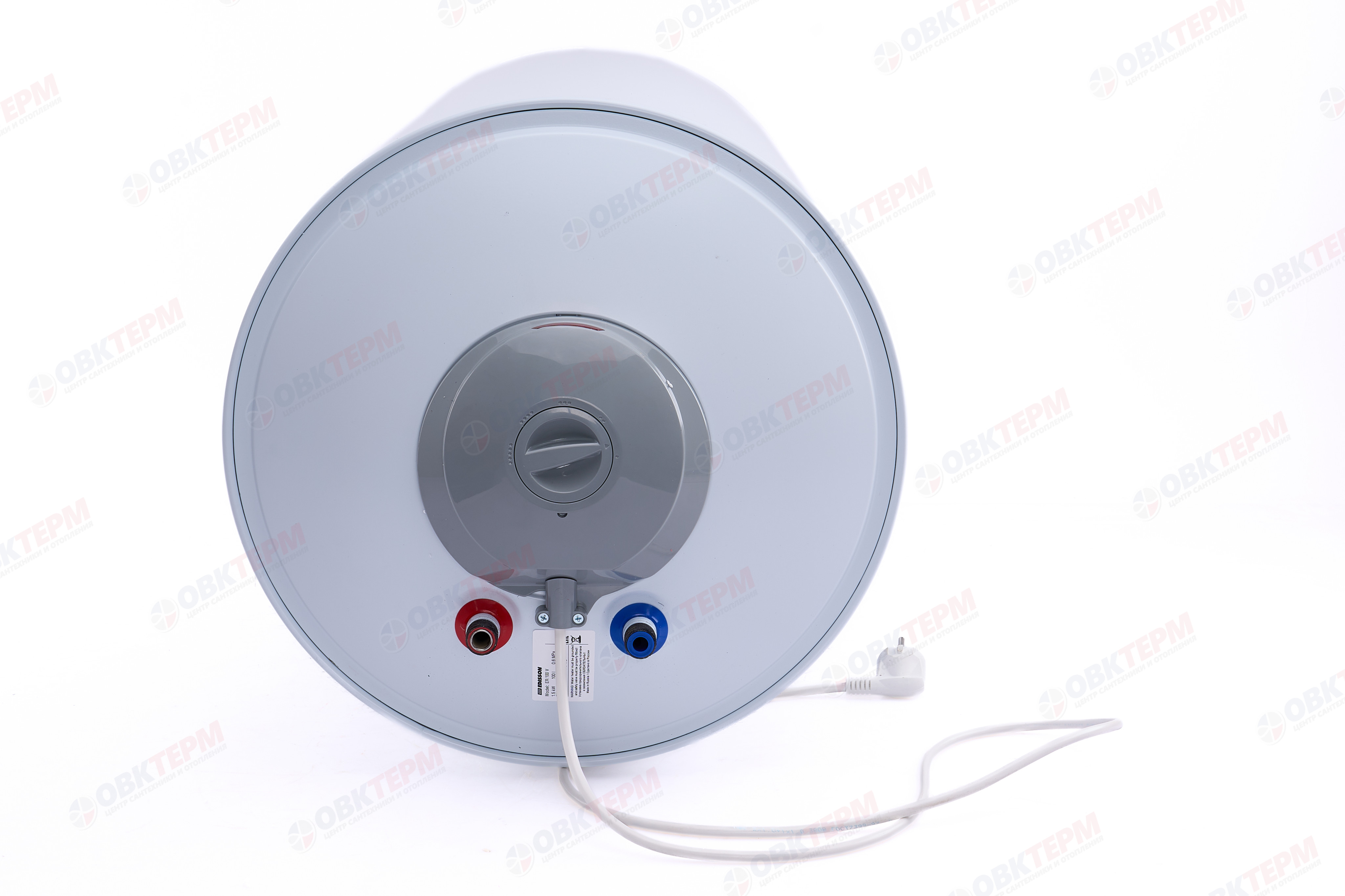 Водонагреватель электрический EDISSON ER 100 V (вертик.,белый,тэн 1,5 кВт, в903,ш445,г459) - Изображение №2