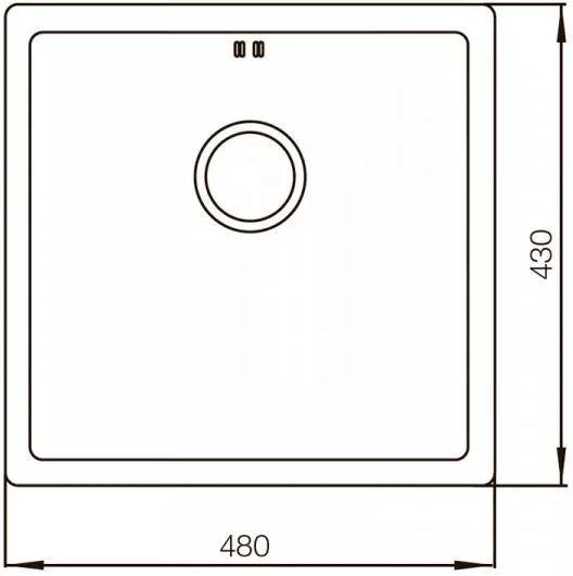 MIXXUS мойка MX4843-220x1.0  PVD-BRONZE - Изображение №2